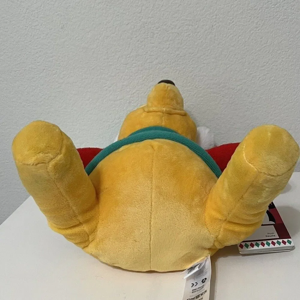 Disney Store Winnie the Pooh Christmas Bear Plush Fa La La Sweater w/ Tag